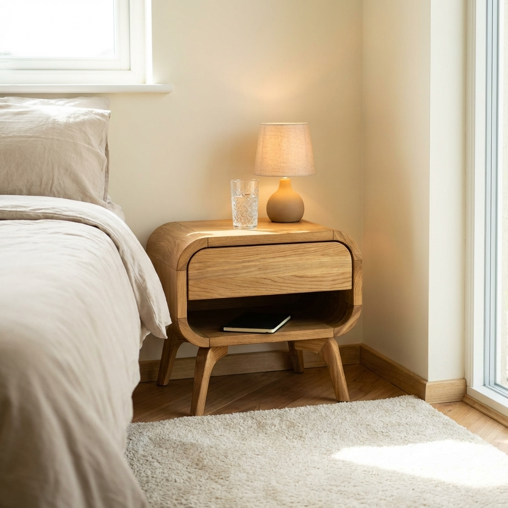 Naktinė spintelė NAT-3 — Oak Studio Designs
